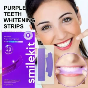 Tiras de branqueamento 9d Original Hismile: Tiras para clareamento dos dentes sensibilidade reduzida