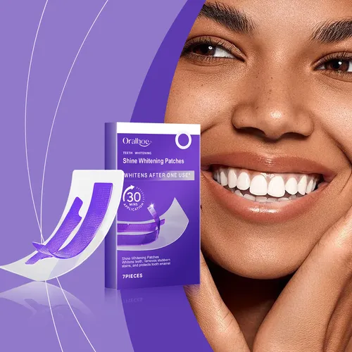 Tiras de branqueamento de dentes roxa: Confira