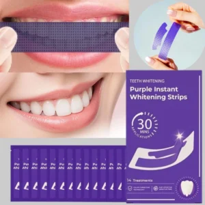 Fita roxa para clarear os dentes: Tiras Clareadoras de Dentes V34 Roxas ORIGINAL